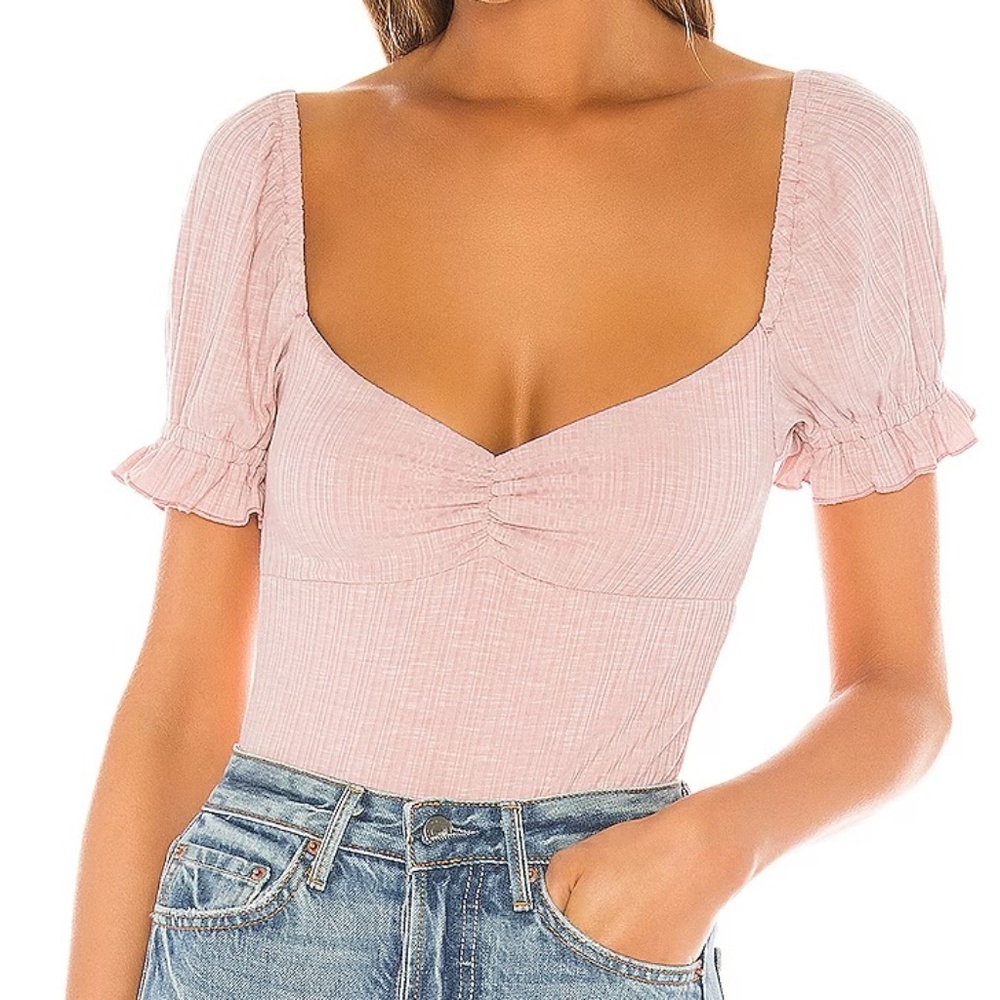 Lovers and Friends Olive Bodysuit in Pink Size Small Never Worn